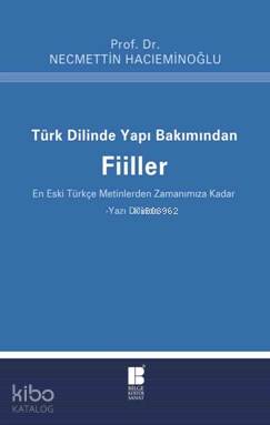 Türk Dilinde Yapı Bakımından Fiiller