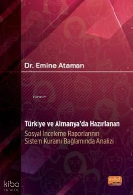 Türkiye ve Almanya'da Hazırlanan Sosyal İnceleme Raporlarının Sistem Kuramı Bağlamında Analizi