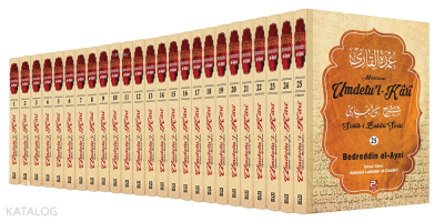 Umdetu'l-Kari (25 Cilt - Ciltli) Bedreddin el-Ayni