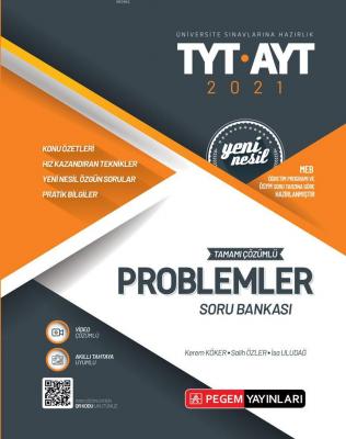 Üniversite Sınavları Hazırlık TYT-AYT Tamamı Çözümlü Problemler Soru Bankası