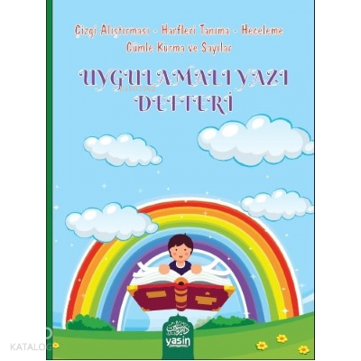 Uygulamalı Yazı Defteri Çocuk İçin Düz Yazılı