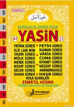 Yasin Türkçe Okunuşlu Mealli (Cami Boy-Kod:f017)