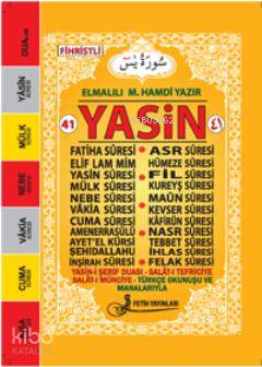 Yasin Türkçe Okunuşlu Mealli (Çanta Boy-Kod:f020)
