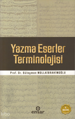 Yazma Eserler Terminolojisi