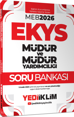 Yediiklim  Yayınları 2026 MEB EKYS Müdür ve Müdür Yardımcılığı Konu Anlatımı