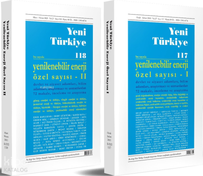 Yenilenebilir Enerji Özel Sayısı Sayı 117-118