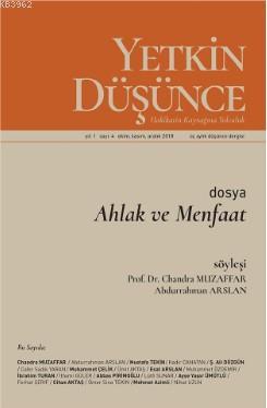Yetkin Düşünce Dergisi Yıl: 1 Sayı: 4 Ekim, Kasım, Aralık 2018 Kolekti