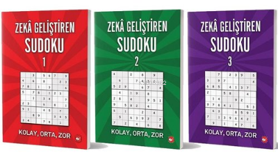 Zeka Geliştiren Sudoku Seti (3 Kitap Takım) Ramazan Oktay